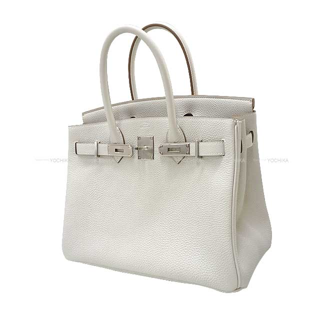 HERMES Handbag Birkin30 New Gris Perle Veau Togo Silver HW Stamp B[BRAND NEW][Authentic]