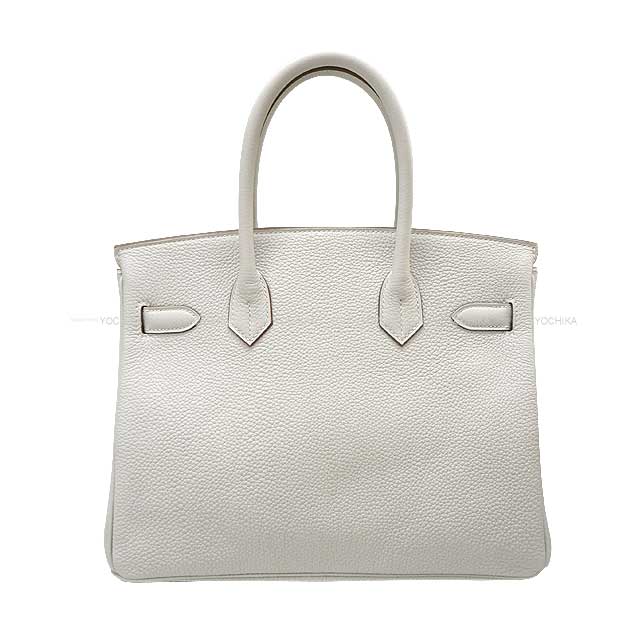 HERMES Handbag Birkin30 New Gris Perle Veau Togo Silver HW Stamp B[BRAND NEW][Authentic]