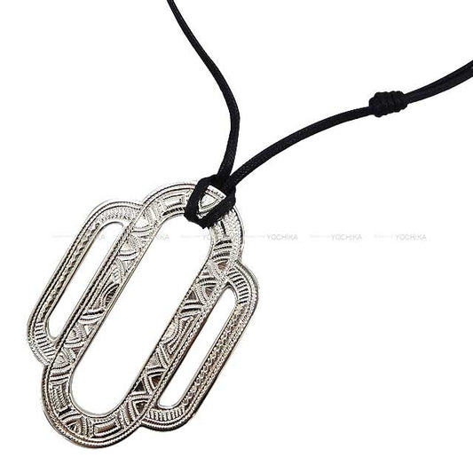 HERMES necklace Tuareg Attelage Silver Silver925 Silver HW[EXCELLENT][Authentic]