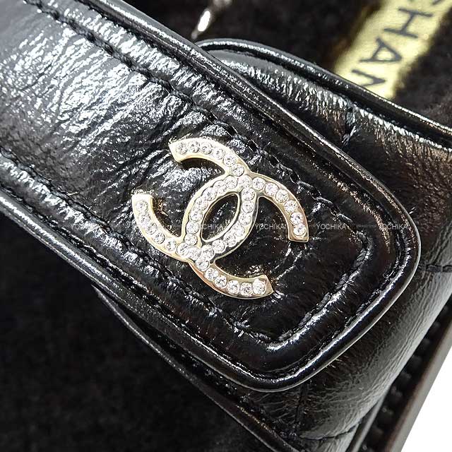 2023 AW CHANEL sandals Sports sandals Rhinestone Coco mark Inner boa Matelasse  #36 Noir (Black) Silver HW G45291[EXCELLENT][Authentic]