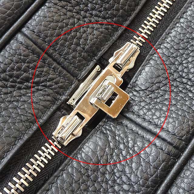 [Pre-loved] HERMES Business bag Victoria 2 12H Noir (Black) Taurillon Leather Silver HW Stamp Y[USED SA][Authentic]