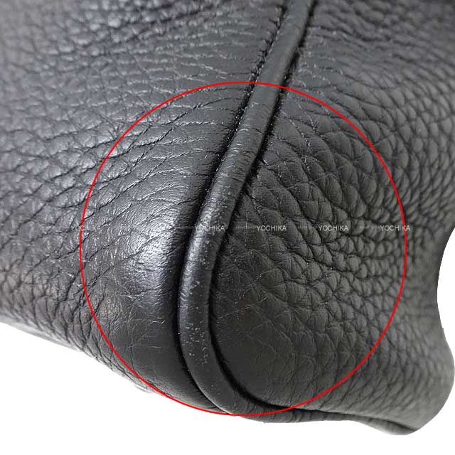 [Pre-loved] HERMES Business bag Victoria 2 12H Noir (Black) Taurillon Leather Silver HW Stamp Y[USED SA][Authentic]