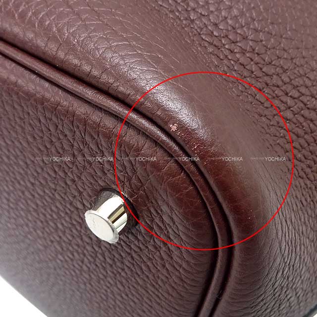 [Pre-loved] HERMES Handbag Picotin Lock 22 MM Havanne Taurillon Clemence Silver HW Stamp Y[LIKE NEW][Authentic]