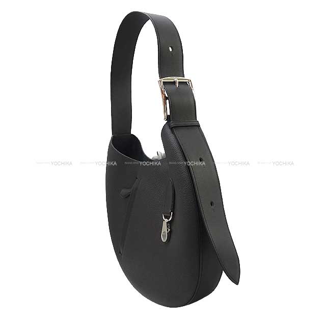 HERMES Shoulder bag Sac Arcon Noir (Black) Veau Togo/Veau Swift/Toile H Silver HW Stamp B[BRAND NEW][Authentic]