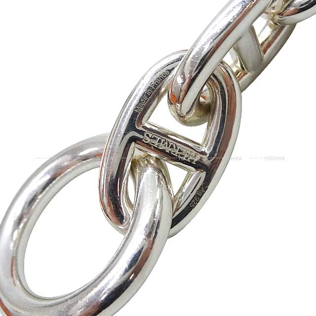 [Pre-loved] HERMES bracelet Chaine D'ancre TGM Silver Silver925[USED SA][Authentic]