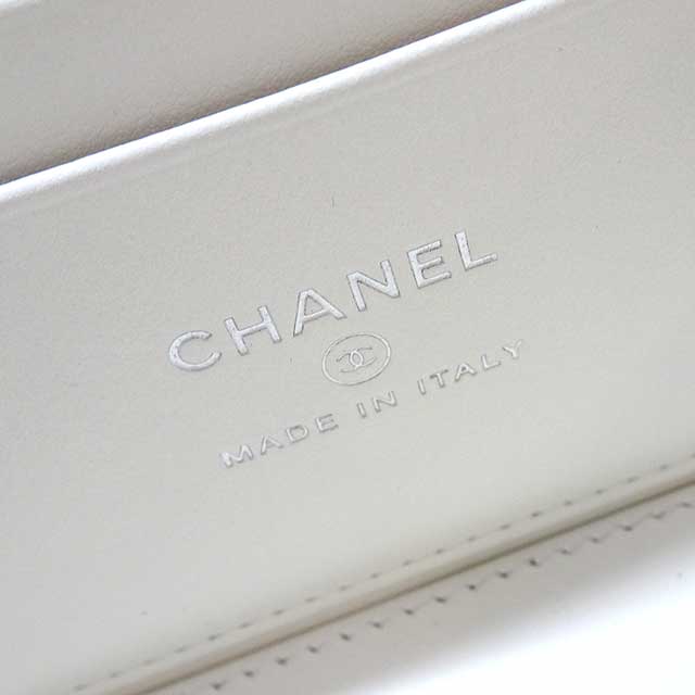 CHANEL Shoulder bag Vanity Chain COCO Mark Matelasse Millor Handle 2way Rhinestone Blanc (White) Shiny crumble calfskin Metal Silver HW AP3593[BRAND NEW][Authentic]